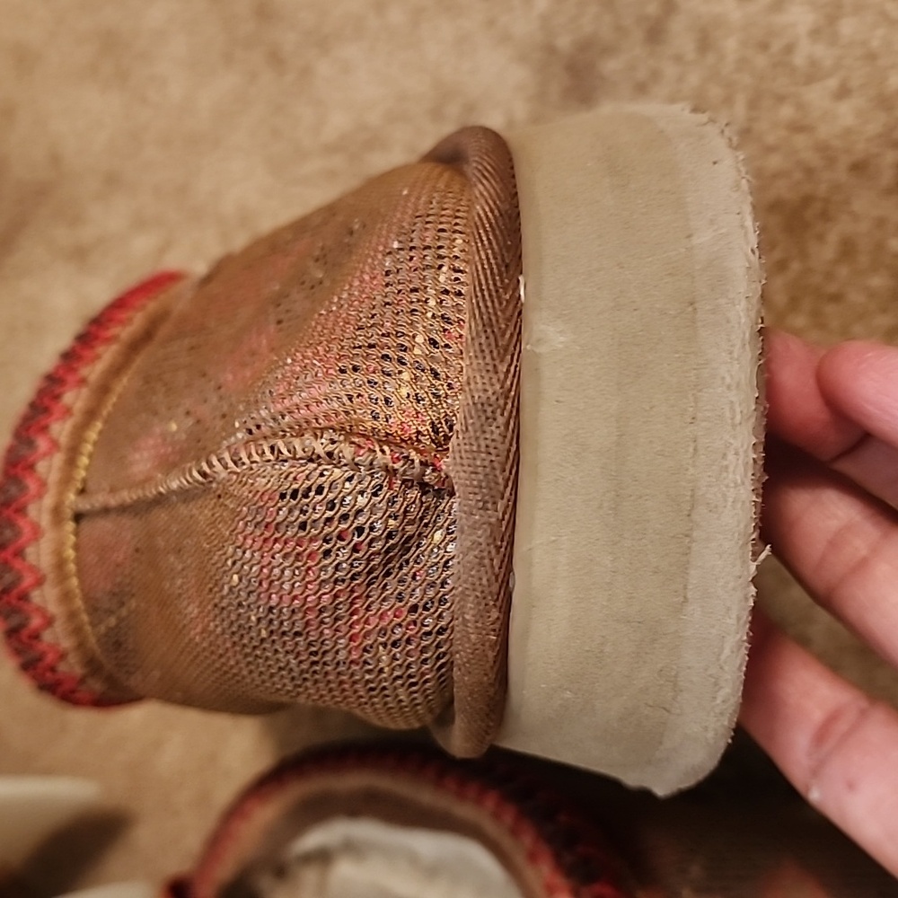 UGG Tazz Maxi Tasman Platform Chestnut Slippers - Picture 5 of 16